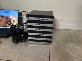 LOT 6X HP EliteDesk 800 G3 Mini i7 6700T 8GB DDR4 256GB SSD windows 11