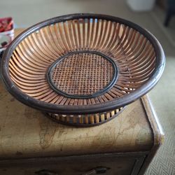 6x19 Wicker Basket Decor 