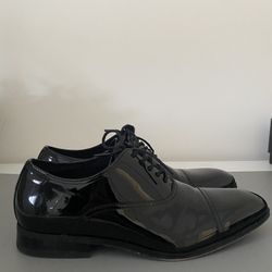 Men's Tux Plain-Toe Oxfords