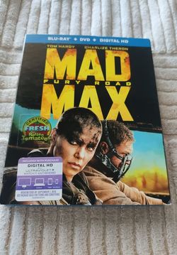 Mad Max Fury Road Blu-ray with Slipcover