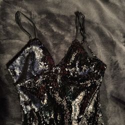 Forver 21 Black Sequin Dress