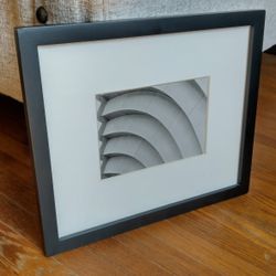 Black Picture Frame (Multi Size) With Mat