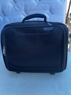 Brookstone rolling business laptop briefcase