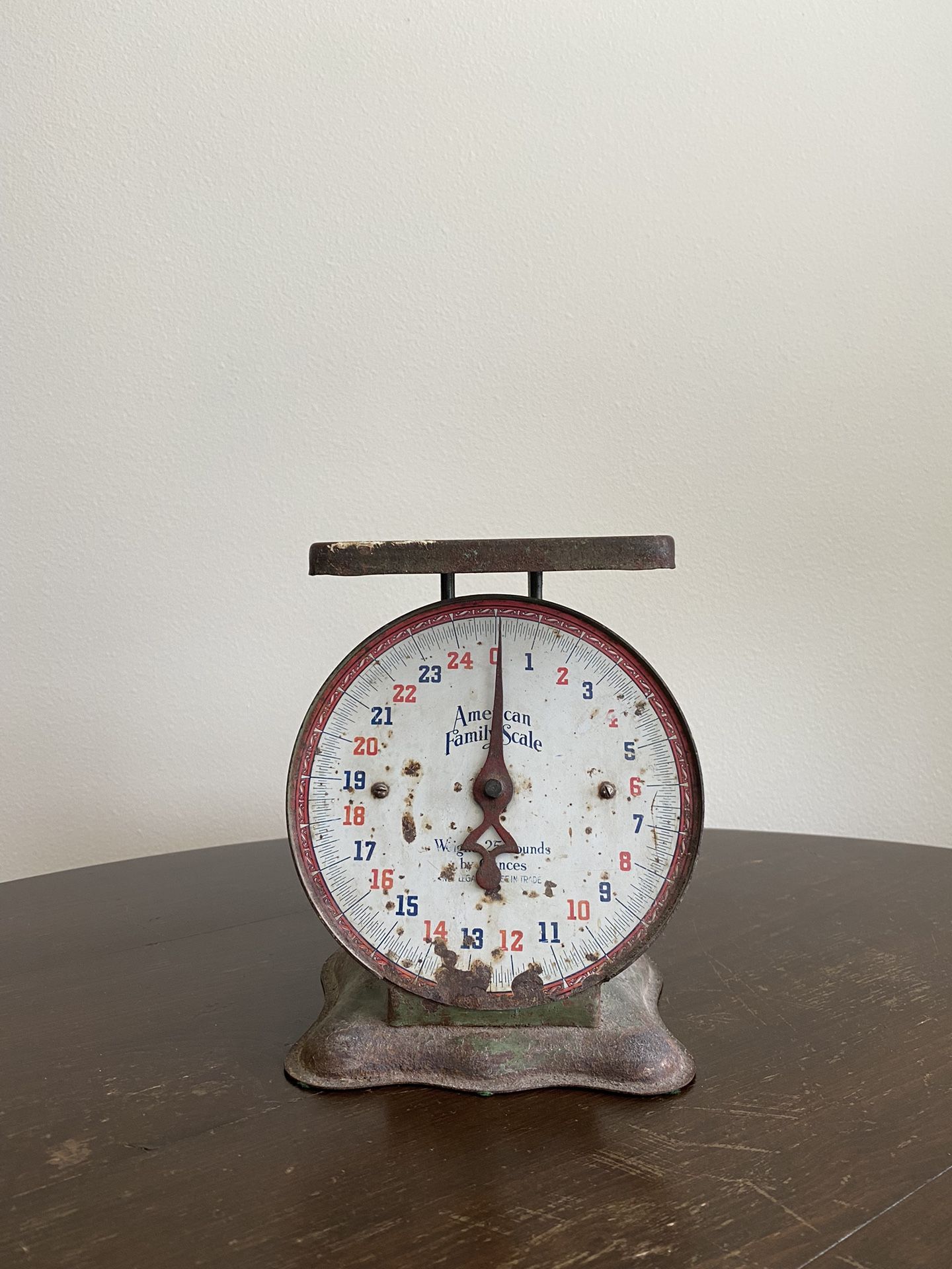 Vintage Green American Family Scale