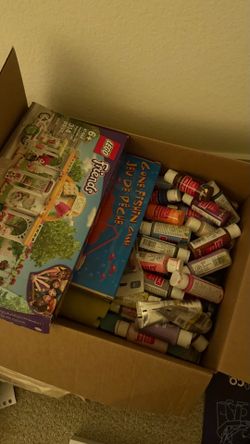 Random art supplies + some games