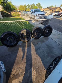 EARLY FORD OEM RIMS AND TIRES  16 inch 5x5.5 bolt pattern
