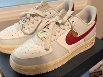 Nike Wmns Air Force 1 Low - White & Burgundy