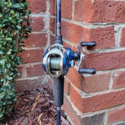 Jawbone Bait caster Rod And Fishing Reel 