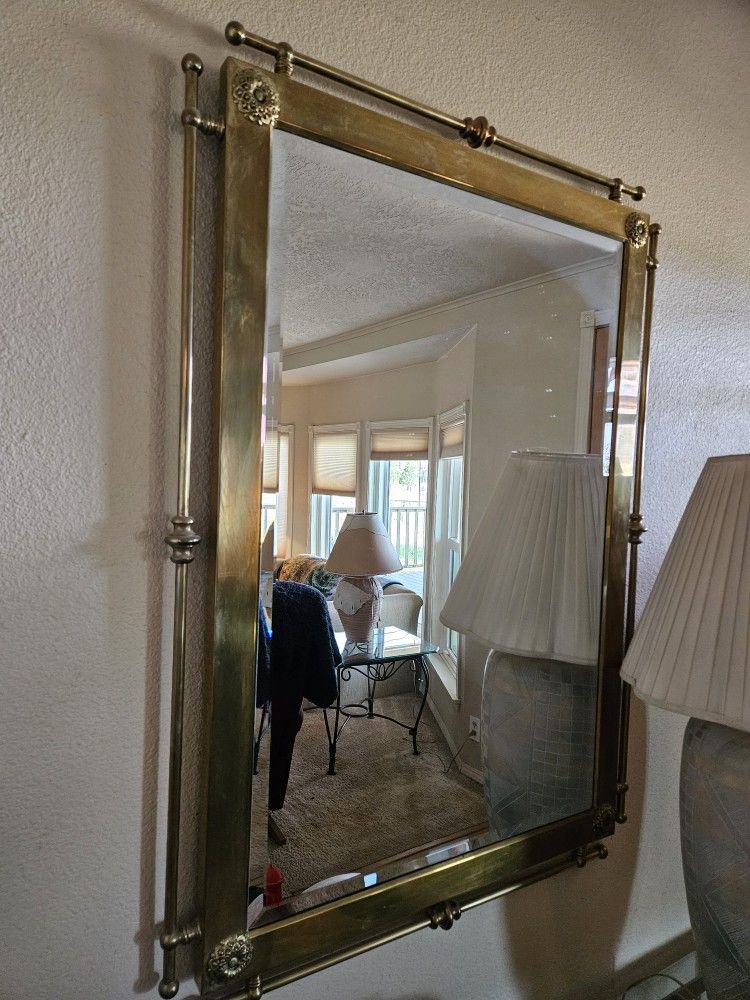 Brass Mirror