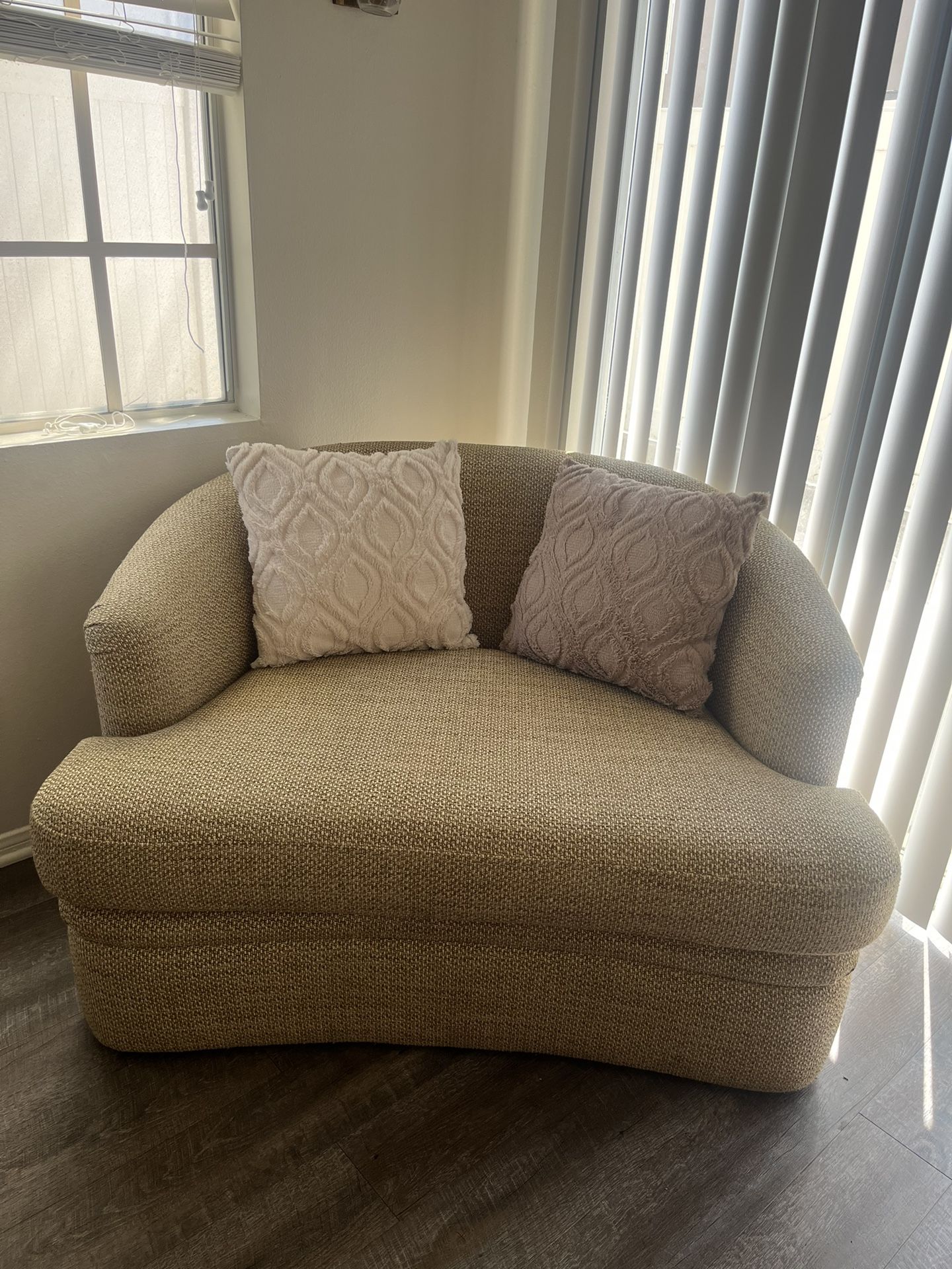 Rene Cazares Swivel Sofa Chair - 4ft X 3.5ft