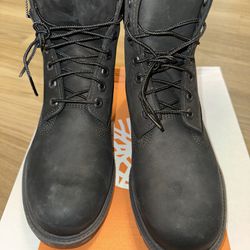 Timberland Boots Size 8M Black 