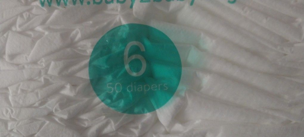 NEW PACKS SIZE 5 AND 6 $10 EACH 50 DIAMPERS FOR PACK