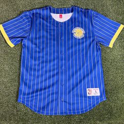 New Golden State Warriors Embroidered Retro Baseball Jersey 