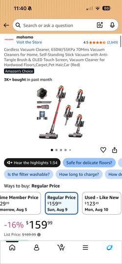 Cordless vacuum