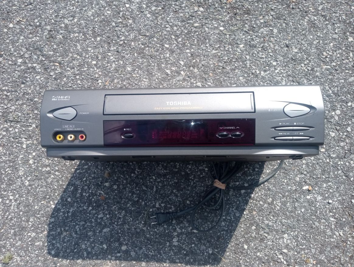 Toshiba Vcr Vhs Player Grey