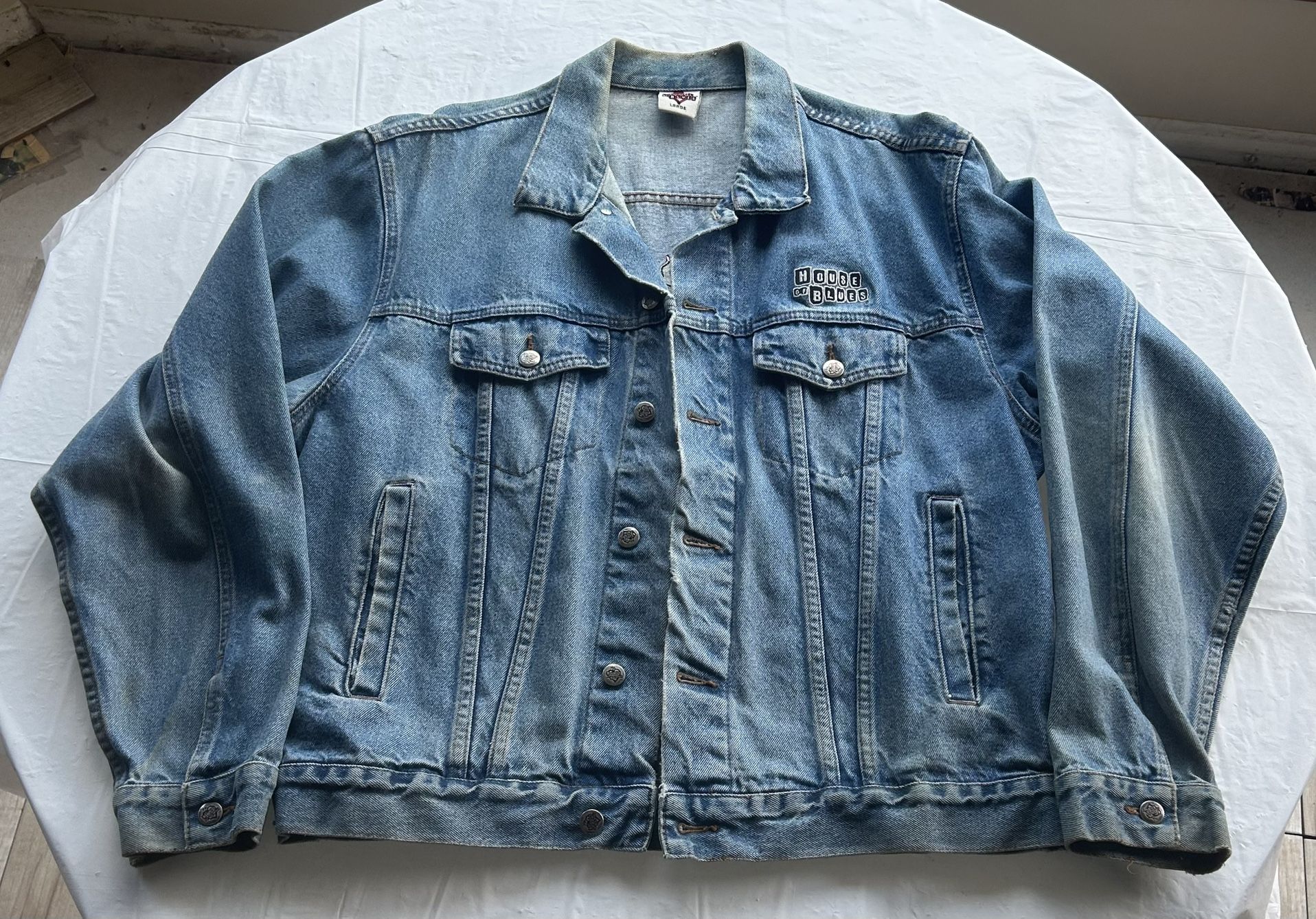 Vintage Chicago House of Blues Denim Jacket Size (L) Large