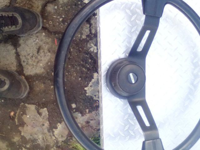 Freightliner Steering Wheel Plus Electrical Connection Between Tractor And Trailer On A Big Rig And It Is Used Both Items 25 Bucks The Steering Wel