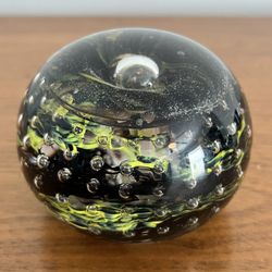 Vintage Glass Paperweight 