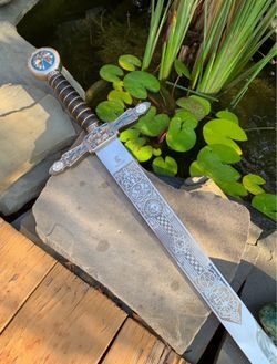 Vintage Toledo Steel "Blue Lodge" Masonic Master Sword