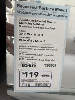 Aluminum Medicine Cabinet