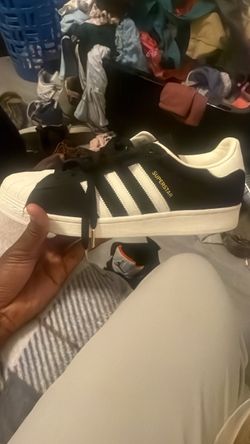 Adidas Superstar Sneakers Black and White