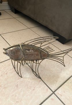Antique fish statue