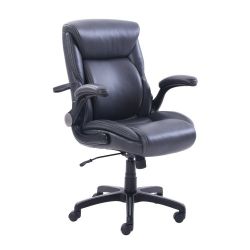 Serta Air Lumbar Manager Office Chair with Arms, Bonded Leather, Gray
Gray - 26.5in W x 28.5in D x 39.25in-42.25in H