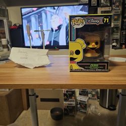 The Nightmare Before Christmas-Zero Blacklight Funko Pop