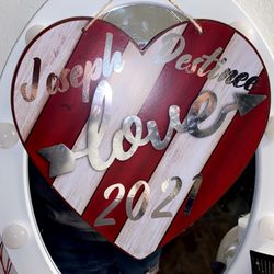 Valentine’s Day door signs