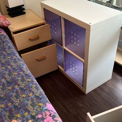 Several small storage pieces of furniture