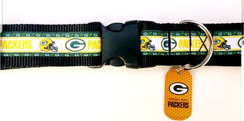 Green Bay Packers NFL Football Dog Collar