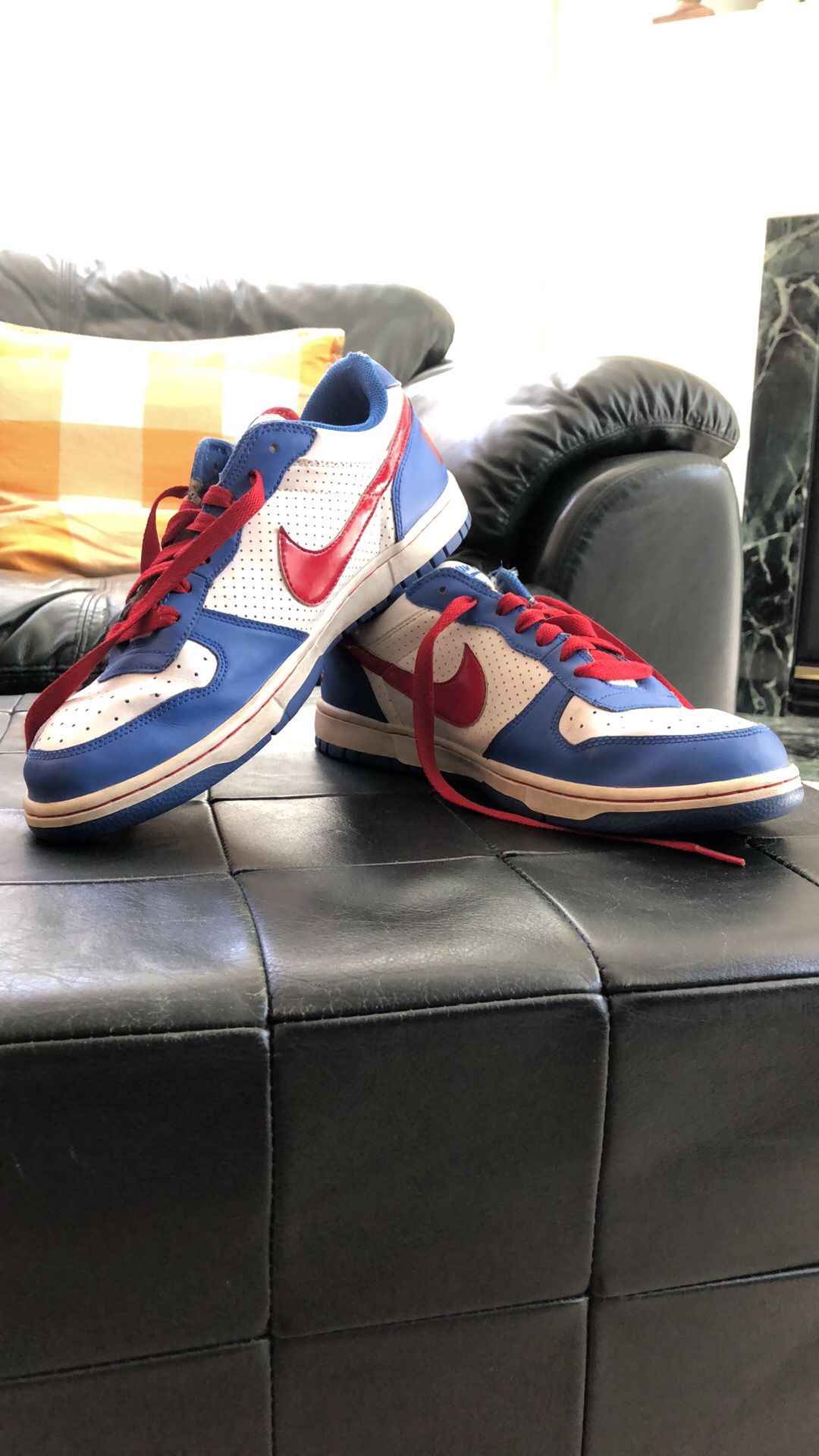 Big Nike Low OGs (Red, White and Blue) size 9