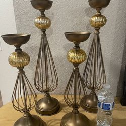 Candle Holders All 4 For $25 
