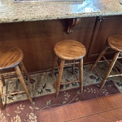 Wooden Bar Stools