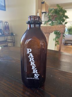 Milk Bottle, Parker’s Dairy, Nichols CT