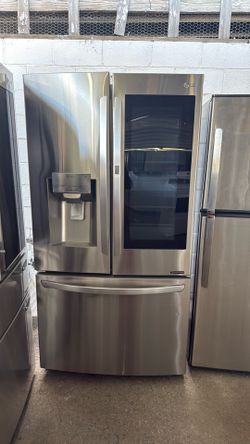 Lg French door stainless steel fridge
