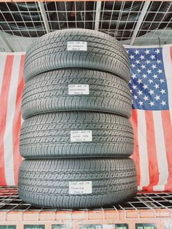 ✔️ Set of 4 Used Tires P235/65R18 YOKOHAMA GEOLANDAR ALL SEASON TOURING 235/65R17 MINIVAN SUV SPORT JEEP TRUCK 235 65 17