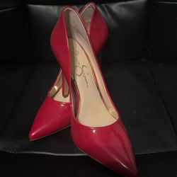 Red Patent Leather Jessica Simpson Pumps