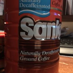 Vintage Sanka Coffee Can