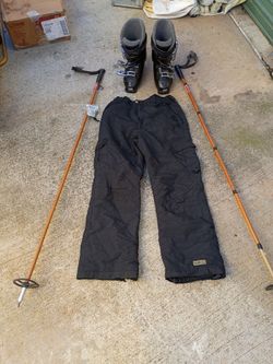 Snow ski equipment