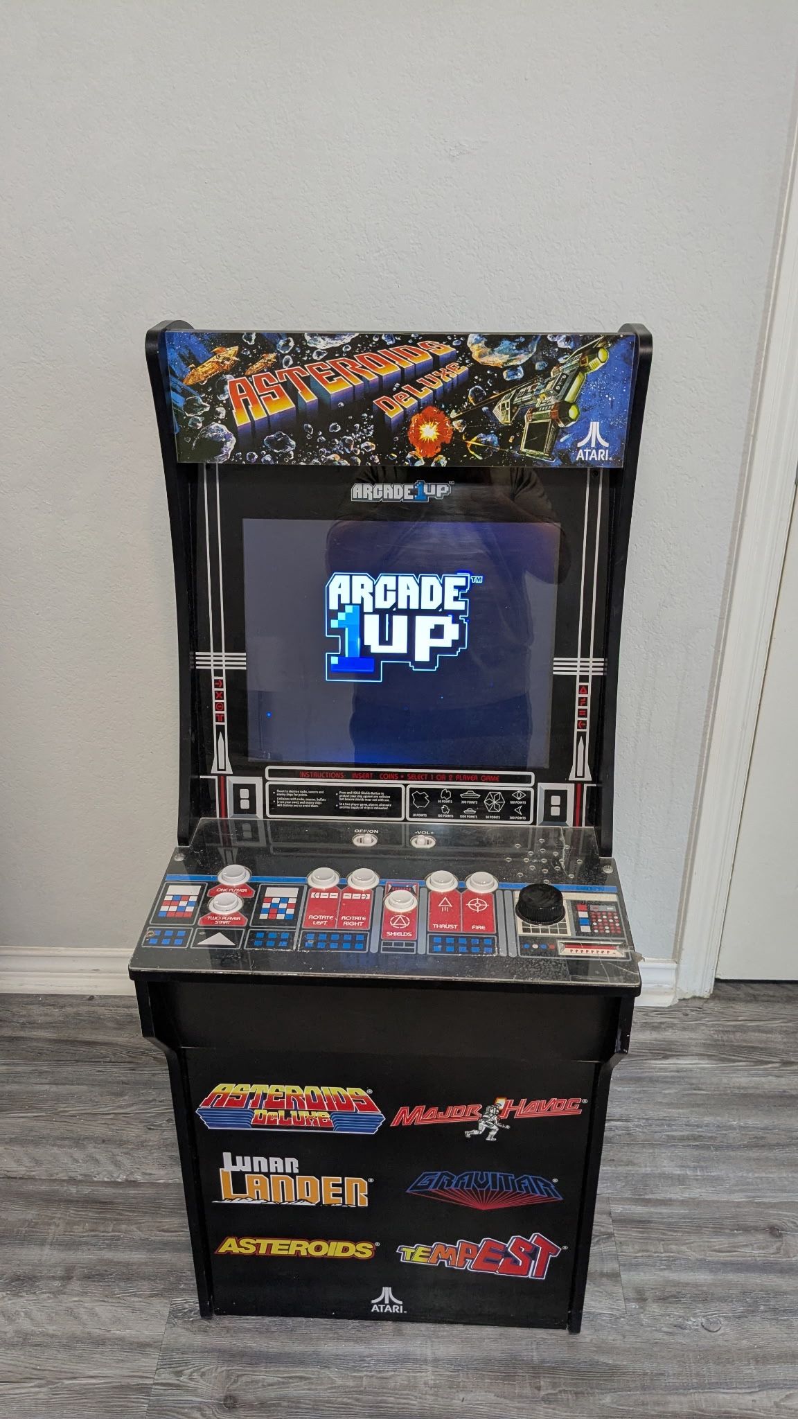 Arcade One Up Level Asteroide Deluxe