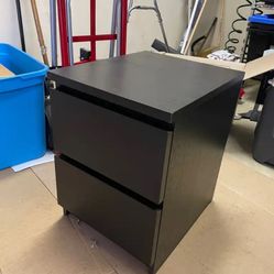 Ikea 2 drawer side table