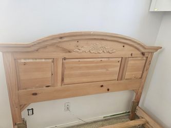 Queen Light Wood Bed Frame