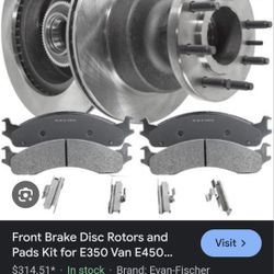 Rotor & Pad Ford E350 & E450 