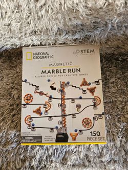 National Geographic Magnetic Marble Run 150-Piece Set