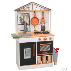 💥WhsZ5 $110 Kidkraft Surprise Box Wooden Play Kitchen with 56 Accessories