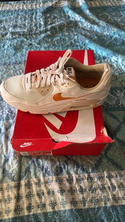 Nike Air Max 90 White Orange Sneakers