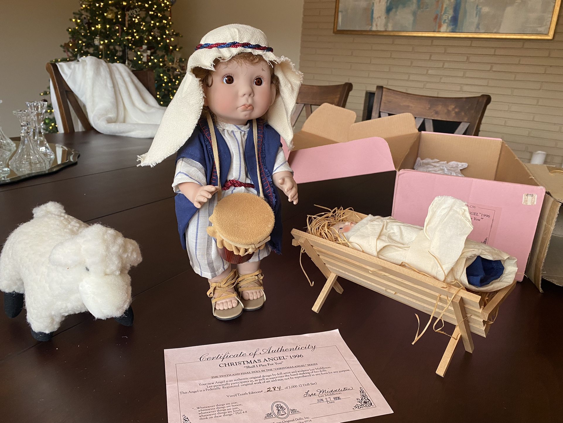 Lee Middleton Christmas Doll