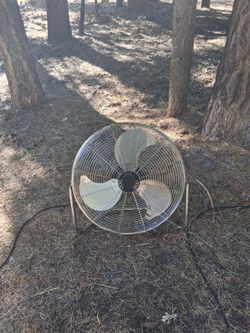 Metal floor shop fans