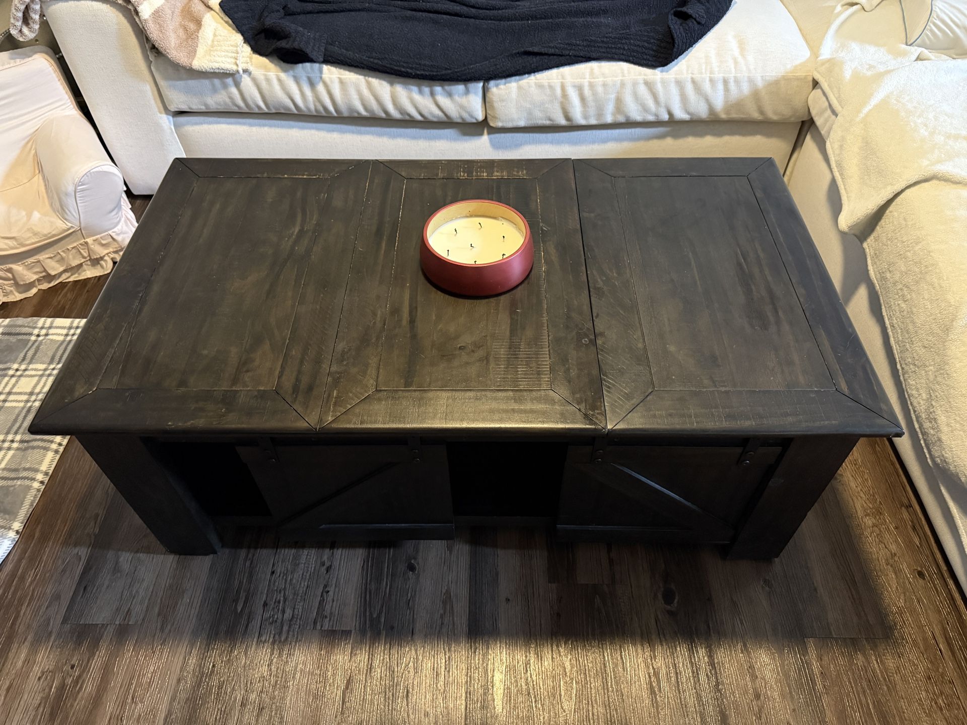 Wooden Coffee Table With Storage